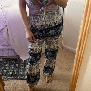 Elephant Print Women's Pants